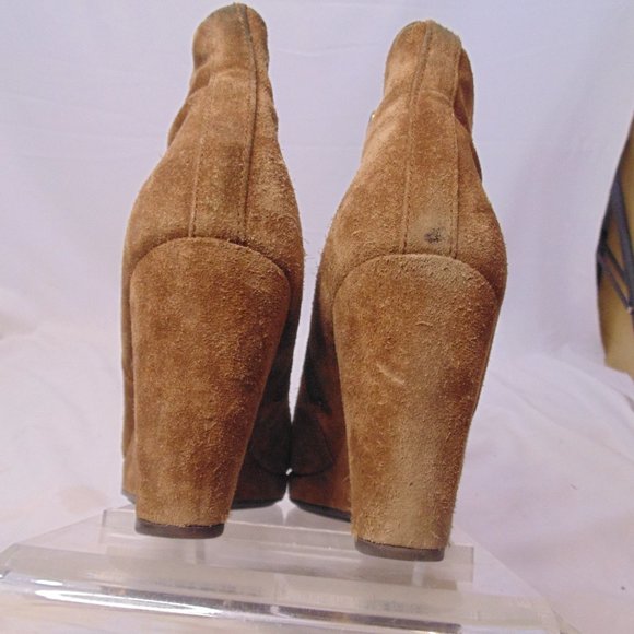 Via Spia Ankle boots Tan suede 9.5 - Picture 6 of 11